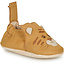 EASY PEASY CHAUSSON CUIR SOUPLE "BLUMOO / BLUBLU" TIGROU CAMEL