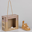 EASY PEASY CHAUSSON CUIR SOUPLE "BLUMOO / BLUBLU" TIGROU CAMEL