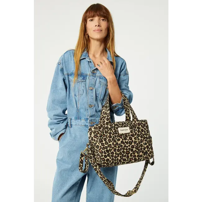 RIVE DROITE SAC À LANGER RIVE DROITE "DARCY MINI" LEOPARD FOREVER WILD