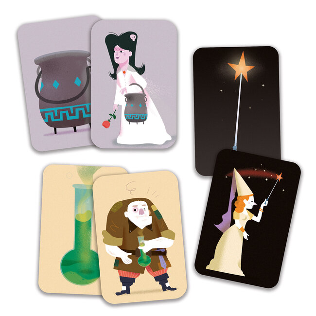 DJECO JEU DE CARTE - MAGIC SCHOOL