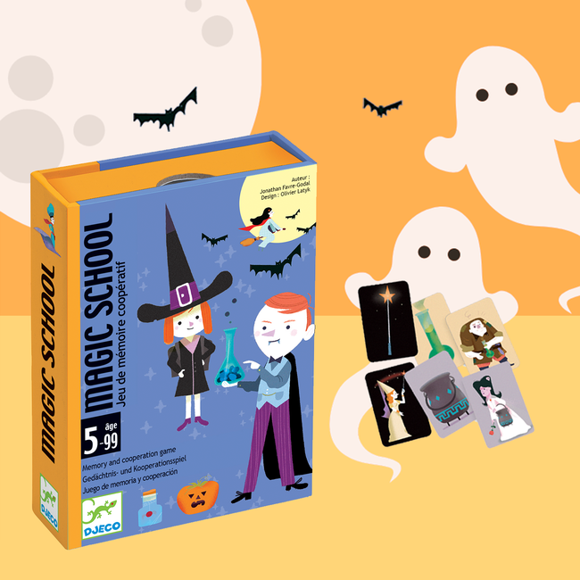 DJECO JEU DE CARTE - MAGIC SCHOOL