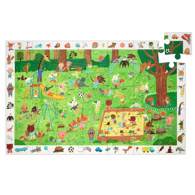 DJECO PUZZLE D'OBSERVATION 35PCS - LE SQUARE DES PETITS AMIS
