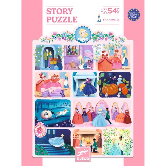 DJECO STORY PUZZLE 54PCS - CENDRILLON