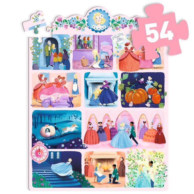 DJECO STORY PUZZLE 54PCS - CENDRILLON