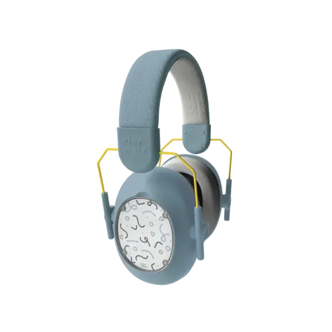 KIDYWOLF CASQUE ANTI-BRUIT ENFANT KIDYNOISE - BLEU