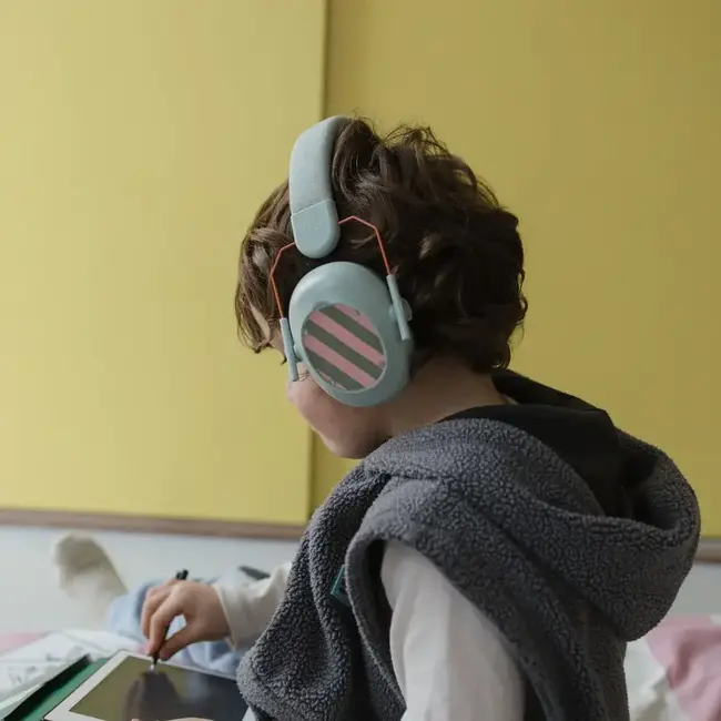 KIDYWOLF CASQUE ANTI-BRUIT ENFANT KIDYNOISE - BLEU