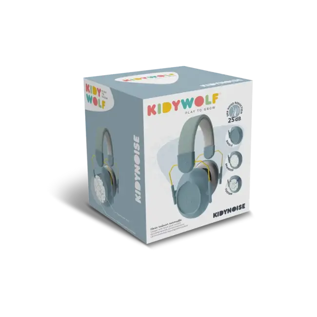 KIDYWOLF CASQUE ANTI-BRUIT ENFANT KIDYNOISE - BLEU