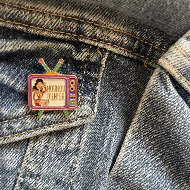 MADAME LA MOUETTE PIN'S BIJOU - NOUNOU D'ENFER