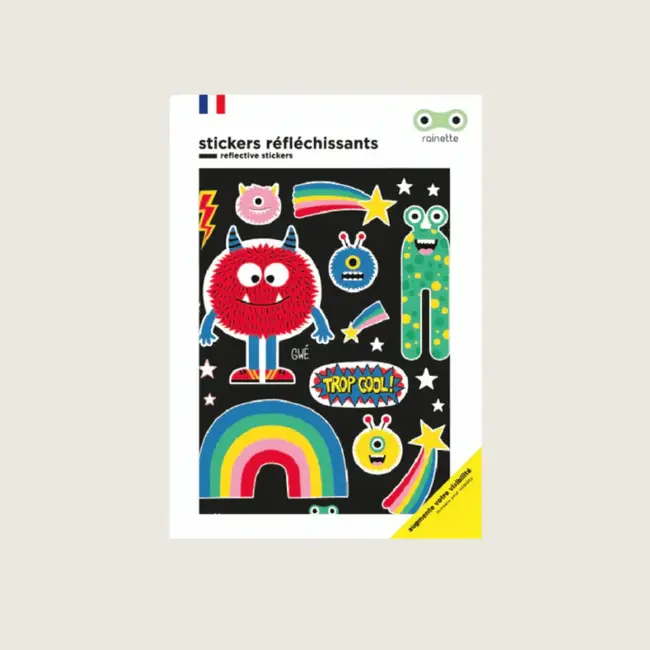 RAINETTE GRANDE PLANCHE STICKERS RÉFLÉCHISSANTS - COOL
