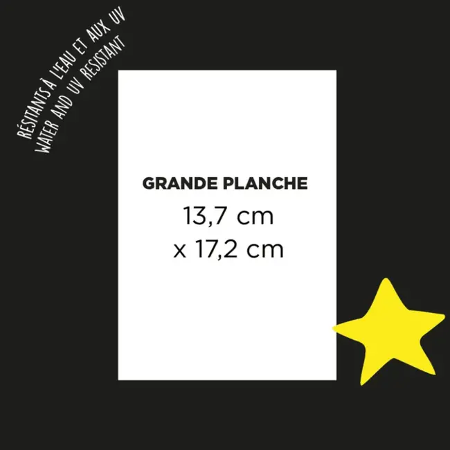 RAINETTE GRANDE PLANCHE STICKERS RÉFLÉCHISSANTS - COOL