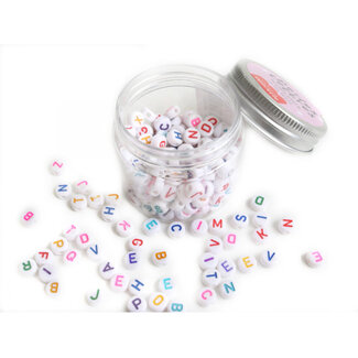 LA PETITE ÉPICERIE PERLES - POT DE LETTRES MULTICOLORE