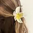 RATATAM GRANDE PINCE À CHEVEUX HAWAI - BLANC