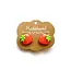 RATATAM PAIRE DE BOUCLE D'OREILLE CLIP - FRAISE ROUGE