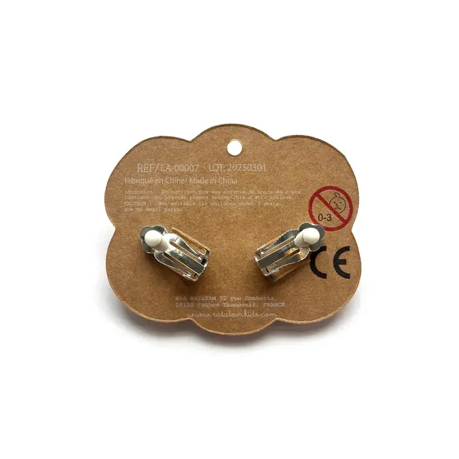 RATATAM PAIRE DE BOUCLE D'OREILLE CLIP - CHAMPIGNON