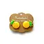 RATATAM PAIRE DE BOUCLE D'OREILLE CLIP - ANANAS