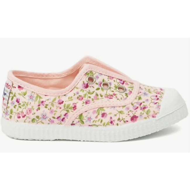 CIENTA CHAUSSURES EN TOILE ELASTIQUÉE LIBERTY VIEUX ROSE
