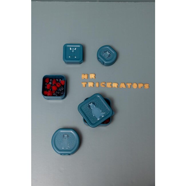 TRIXIE 2 BOITES À GOUTER AVEC CLIP - MR TRICÉRATOPS