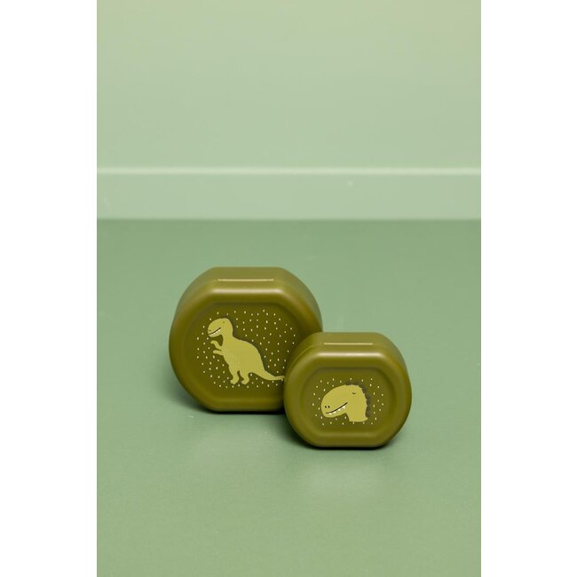 TRIXIE 2 BOITES À GOUTER AVEC CLIP - MR DINO