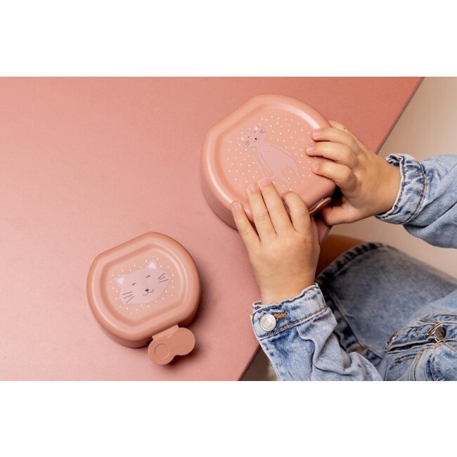 TRIXIE 2 BOITES À GOUTER AVEC CLIP - MME CHAT