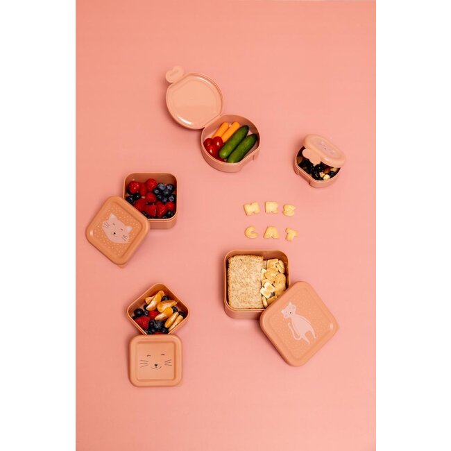 TRIXIE 2 BOITES À GOUTER AVEC CLIP - MME CHAT