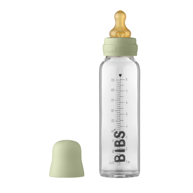 BIBS BIBERON BIBS EN VERRE 225ML - VERT SAUGE