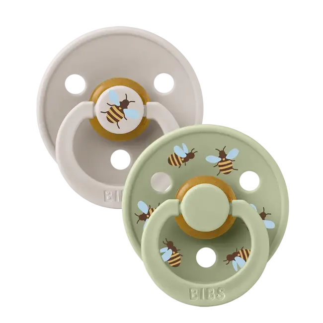 BIBS PACK 2 TÉTINES BIBS URBAN GARDEN - BUMBLEBEE MUSHROOM/SAGE