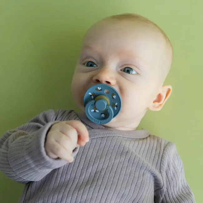 BIBS TÉTINE BIBS URBAN GARDEN - BUMBLEBEE PETROL