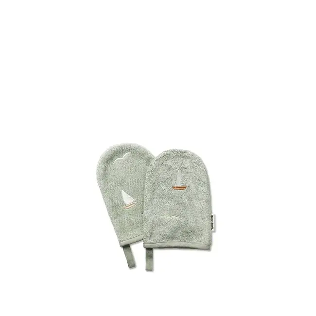 DEAR APRIL GANTS DE TOILETTE DEAR APRIL PAW - SAILBOATS