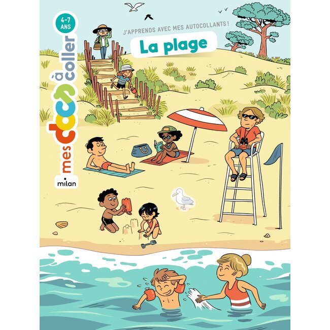 MILAN MES DOCS À COLLER - LA PLAGE