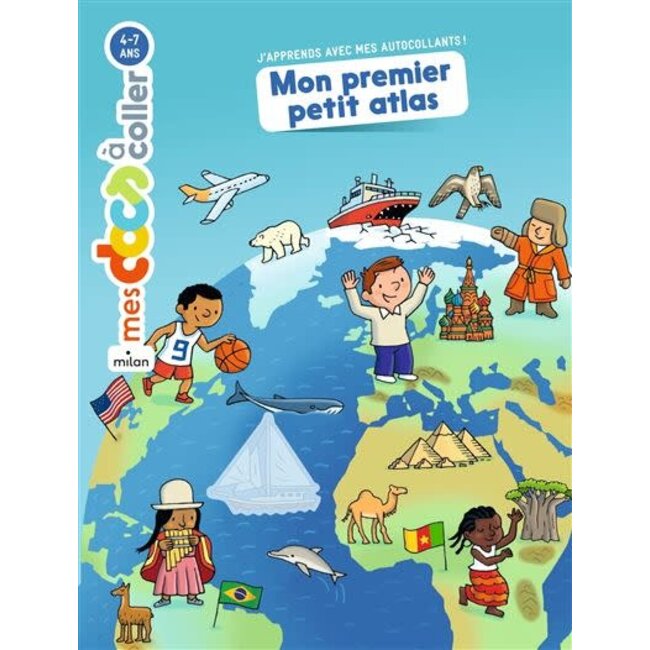 MILAN MES DOCS À COLLER - MON PREMIER PETIT ATLAS