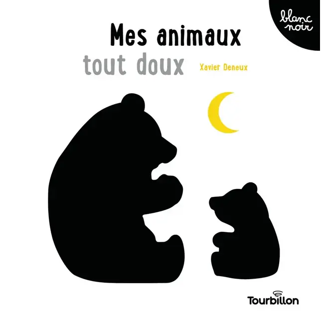 LIVRE IMAGIER NOIR & BLANC - MES ANIMAUX TOUT DOUX