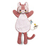 LILLIPUTIENS DOUDOU MARIONNETTE PHOSPHORESCENT - JEANNE LE CHAT