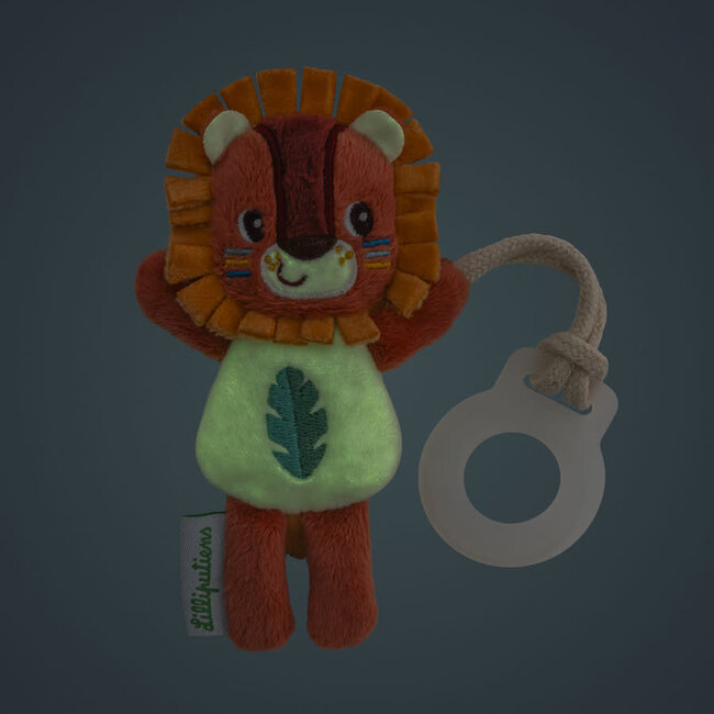 LILLIPUTIENS MINI AMI DE LA NUIT PHOSPHORESCENT - JACK LE LION