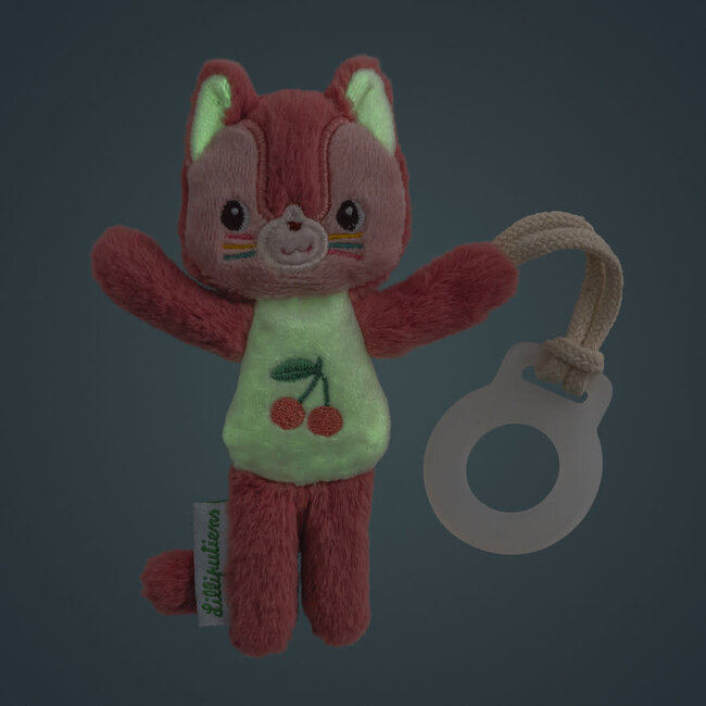 LILLIPUTIENS MINI AMI DE LA NUIT PHOSPHORESCENT - JEANNE LE CHAT