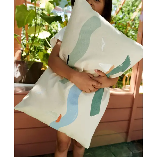 DEAR APRIL COUSSIN BRODÉ DEAR APRIL CINNA - BIG WAVES