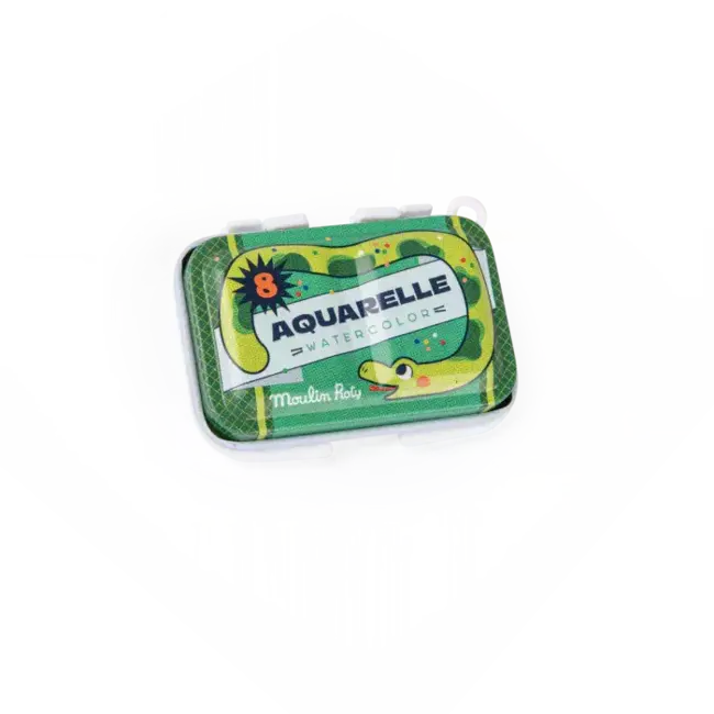 MOULIN ROTY MINI PALETTE AQUARELLE VERT - LES PETITES MERVEILLES
