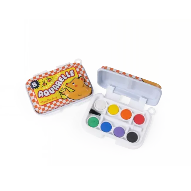 MOULIN ROTY MINI PALETTE AQUARELLE JAUNE - LES PETITES MERVEILLES