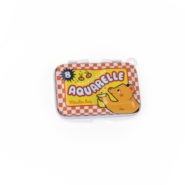 MOULIN ROTY MINI PALETTE AQUARELLE JAUNE - LES PETITES MERVEILLES