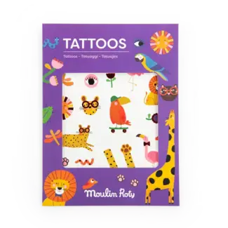 MOULIN ROTY PLANCHE DE TATOUAGES PRÉDÉCOUPÉS - LES TOUPITIS