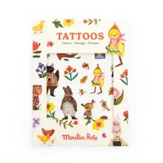 MOULIN ROTY PLANCHE DE TATOUAGES PRÉDÉCOUPÉS - LES MINOUCHKAS