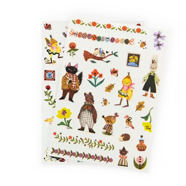 MOULIN ROTY PLANCHE DE TATOUAGES PRÉDÉCOUPÉS - LES MINOUCHKAS