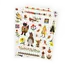 MOULIN ROTY PLANCHE DE TATOUAGES PRÉDÉCOUPÉS - LES MINOUCHKAS