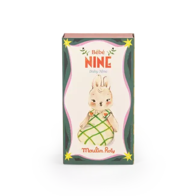 MOULIN ROTY POUPÉE ARTICULÉE BÉBÉ NINE LA LAPINE - LES MINOUCHKAS