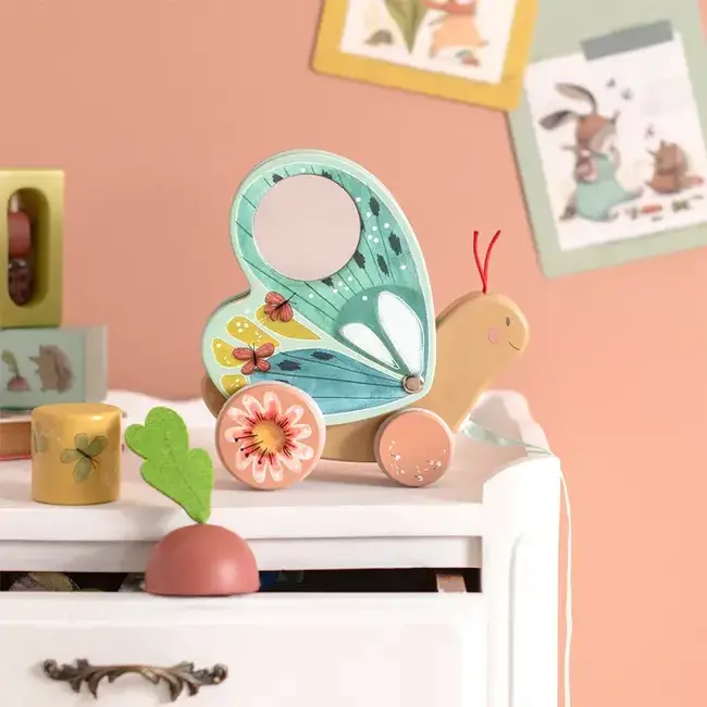 MOULIN ROTY PAPILLON À TIRER - TROIS PETITS LAPINS