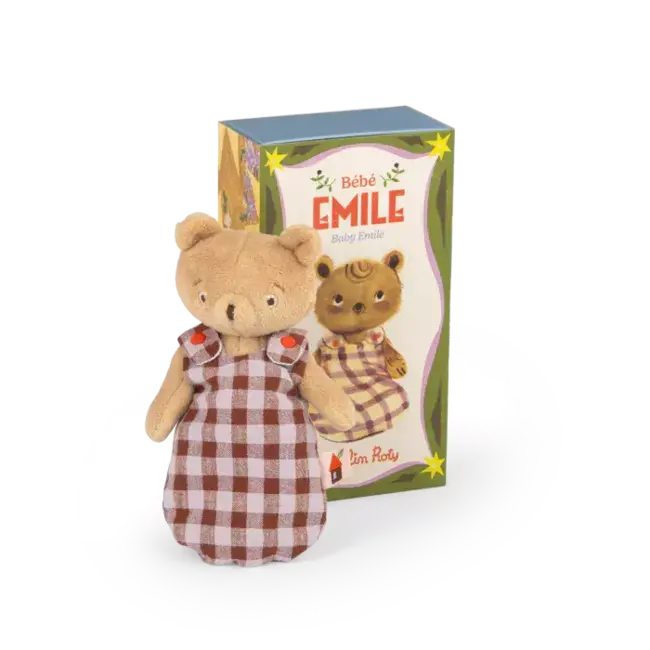 MOULIN ROTY POUPÉE ARTICULÉE BÉBÉ EMILE LE PETIT OURS - LES MINOUCHKAS