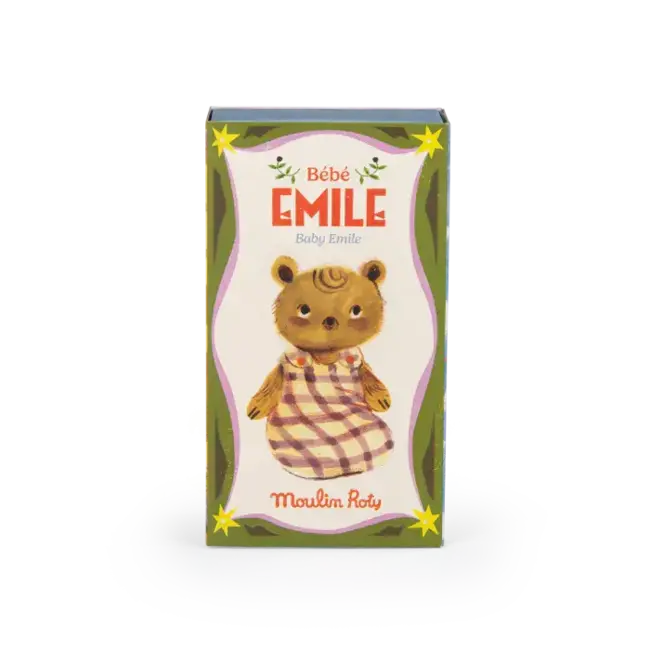 MOULIN ROTY POUPÉE ARTICULÉE BÉBÉ EMILE LE PETIT OURS - LES MINOUCHKAS