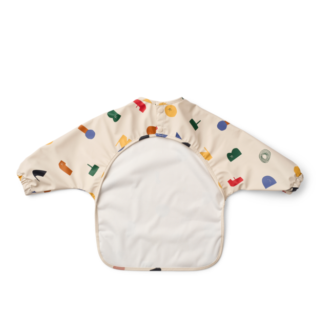 LIEWOOD BAVOIR TABLIER AVEC MANCHES "MERLE" CHARACTERS SANDY