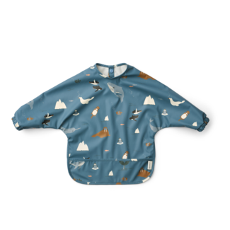 LIEWOOD BAVOIR TABLIER AVEC MANCHES "MERLE" ARCTIC SEA OCEAN VIEW