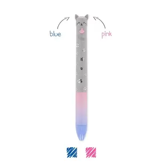 LEGAMI STYLO BILLE 2 COULEURS CLICK&CLACK LEGAMI - CHAT KITTY