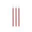 LEGAMI 3 X RECHARGES STYLO GEL À FRICTION LEGAMI - ROUGE